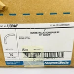 Qty 1 Thomas & Betts Carlon UB9AF Standard Radius 90 Deg SCH80 Conduit Elbow. Fixed Price $7.99.