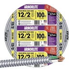 Southwire 100FT 12 Solid Aluminum Armored Mc Cable 600V 20A Electric. Fixed Price $129.00.