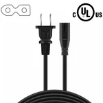 5FT 2-P Ul Ac Power Cord Cable For Vizio S4251W-B4 S4221W-C4 S4251WB4 S4221WC4. Fixed Price $9.88.