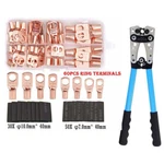 140PCS Copper Lugs Ring Terminals Bare Battery Welding Crimp Wire Connectors Kit. Fixed Price $37.99.