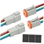 2 Set 6 Pin Dt Deustch Waterproof Automotive Electrical Butt Connector With. Fixed Price $23.36.