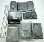 Bell Outdoor Receptacle Cover Lot Of 8 5002-0, RX5155-0, 5101-0, RX5103-0, S2966. Fixed Price $80.00.