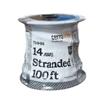 Cerrowire 100 Ft. 14 Gauge White Stranded Copper Thhn. Fixed Price $24.43.