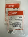 Rigid 91321 3/4" 1/2" Reducing Bushing Halex And 1". Fixed Price $12.99.