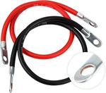 Cartman 4AWG 18-INCH Battery Inverter Cables Set, 4GAUGE X 18" (1 Pos Neg). Fixed Price $12.95.