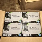 4PK Lithonia OLWX1 Led Wall Pack 13W 5000K 1290LM Mvolt IP65 Dark Bronze. Fixed Price $295.00.