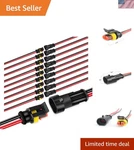 Brand New 2PIN Waterproof Wiring Kit 10 Pack Black Rubber. Fixed Price $20.99.