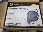 Southwire 48208802SW Retractable Cord Reel W/3 Outlet 50' 12GA Ext New. Fixed Price $102.01.