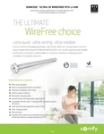 Somfy Sonesse Ultra 30 Wirefree 12-V Lithium-ion Rts Shade Motor 1003310. Fixed Price $225.00.