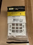 Hubbell Infine 2-GANG Port Faceplate, White IFP212W. Fixed Price $8.00.