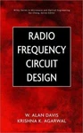 Radio Frequency Circuit Design By W. Alan Davis & Krishna Agarwal - (hardcover). Fixed Price $38.00.