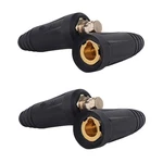 Welding Cable Joint Quick Connector Pair Dinse-style 200AMP-300AMP (#4-#1) 35.... Fixed Price $25.16.