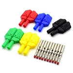 5COLORS Safety Fully Insulated Test 4MM Banana Plugs Male Stackable 10PCS. Fixed Price $13.77.