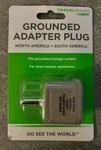 Travelsmart Grounded Adapter Plug For North & South America - Japan Caribbean. Fixed Price $10.00.