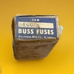 Cooper Bussmann AGU-5 Fast Acting Midget Glass Fuse 5A 32V 10 Units, 1PK. Fixed Price $51.89.