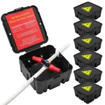 Black Open Junction Box (6 Pack) Repair Splices,. Fixed Price $44.29.