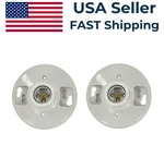 2 Pack - Leviton 49875 Glazed Porcelain Keyless Lampholder White. Fixed Price $14.25.