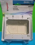 Legrand Wiremold 2-GANG Box NMW3-2 White On-wall Pvc. Fixed Price $9.00.