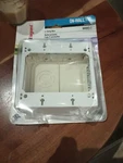 Legrand 2-GANG White Box Non Metallic NMW3-2 Wiremold 086698880407. Fixed Price $12.59.