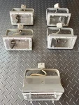 Lot Of 5 - Track Lighting Head Fixture Showroom Store Studio White. Fixed Price $19.95.
