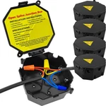 Miarala Black Open Splice Junction Box (4 Pack), Electrical Pack,. Fixed Price $36.59.