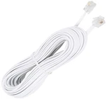 Telephone Extension Cord 25 Feet Long Cable Line Wire - White Trisonic. Fixed Price $8.99.