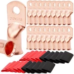 10/20/30PCS Battery Copper Wire Lugs Welding Ring Terminal Cable Ends Connectors. Fixed Price $52.84.