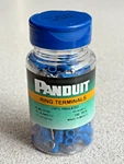 New 100 Pack Panduit PV14-6R-C Vinyl Insulated Ring Terminals 16-14 Awg #6 Stud. Fixed Price $39.95.