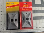 2-PACK Lot Bell Outdoor 5189-5 Triple Outlet Weatherproof Lampholder Cover Gray. Fixed Price $11.83.