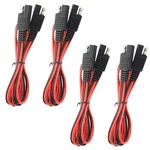 Wmycongcong 4 Pcs Sae To Extension Cable Quick Disconnect Wire Harness.... Fixed Price $16.63.