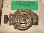 1970'S Montgomery Ward Gale Sea King 4HP Outboard Recoil Pull Rope Starter Housi. Fixed Price $88.00.