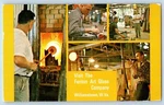 Williamstown West Virginia Va Postcard Visit The Fenton Art Glass Company 1977. Fixed Price $9.95.