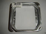 Steel City 52 18 Square Cover, 2-DEVICE, Mud Ring, 3/4" Raised, Lot Of. Fixed Price $7.95.