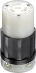 Leviton Locking Connector Nylon Indust. 30 Amp 2 Pole, 5 - Csa B/w. Fixed Price $34.65.