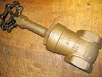 Hammond 2-1/2" Threaded Rising Stem Bronze Gate Valve 150 Swp 300 Wog IB641. Fixed Price $130.00.