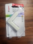 Wiremold White 90 Deg Flat Elbow B6 086698821035. Fixed Price $9.99.