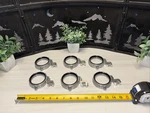 6 Qty! Bulk Lot- Metal Conduit Grounding Bushing With 1/0-15 Alorcu Lug New. Fixed Price $55.00.