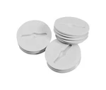 1/2 Closr Plugs Wht 4PK. Fixed Price $17.00.
