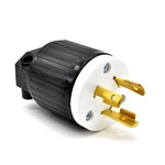 Twist Lock Electrical Plug Wire, Amps, 250V, Nema L6-20P YGA023. Fixed Price $8.55.