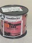 Southwire 22975784 Thhn Building Wire, Copper, Awg, 1C, Red, Stranded, 100 Ft. Fixed Price $45.99.