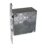 Raco 235 Electrical Box, 30.3 Cu In, Square Type, Gangs, Galvanized. Fixed Price $5.69.
