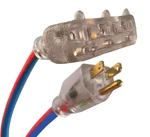 Voltec 25 Ft. 12/3 Sjeow Extreme U-ground Triple Tap Extension Cord. Fixed Price $54.99.