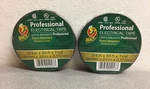 Duck 393119 3/4 In. W X 66 Ft. Black Vinyl Electrical Tape 2PK. Fixed Price $8.79.