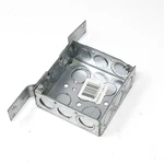 Steel City 52151 Cv 3/4 Bracket Mounted Flush Conduit Box, 4IN Sq 1-1/2. Fixed Price $9.99.