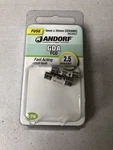 Jandorf 60667 Cartridge Fast-acting Fuse, 2.5 A, 250 V, 1500 Ir I937. Fixed Price $12.99.