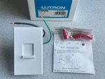 New Lutron N-1PS-WH Nova Wall Light Switch Single-pole Slide 120V/277V 20A White. Fixed Price $15.95.