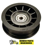New Flat Idler Pulley For John Deere AM104666 AM121970 AUC20617 AM104019 Gx Ltx. Fixed Price $14.95.