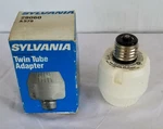 Sylvania Twin Tube Adapter 118V 9W .2A Compact Fluorescent 29060 New. Fixed Price $15.50.