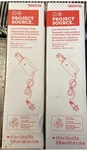 Project Source Track Lighting Live End Power Feed 0650148 Matte White (2). Fixed Price $16.00.