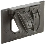 Hubbell-raco 5180-2 2-HOLE Weatherproof Device Cover, 4-9/16 In X 2-13/16. Fixed Price $12.95.
